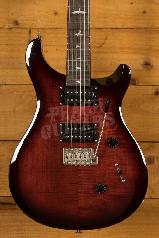 PRS SE Custom 24 - Fire Red - Peach Guitars