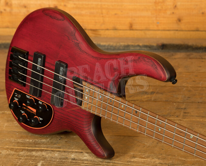 Cort Basses Artisan Series B4 Element Open Pore Burgundy Red