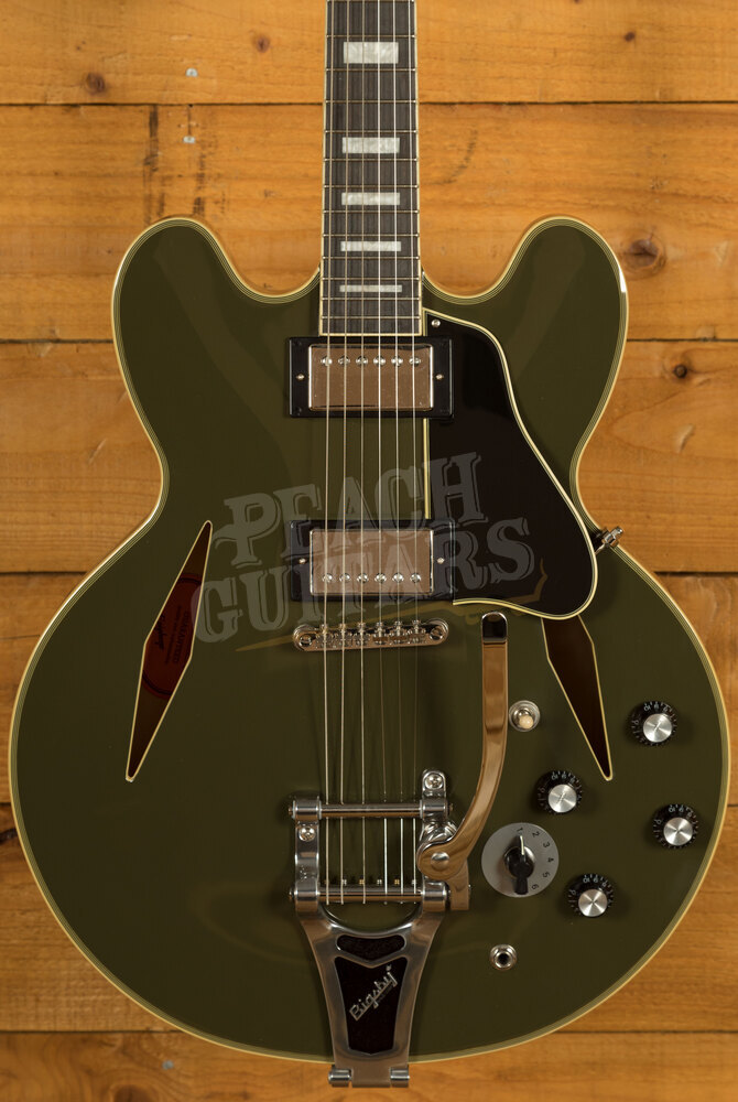 Epiphone Shinichi Ubukata ES-355 | Olive Drab