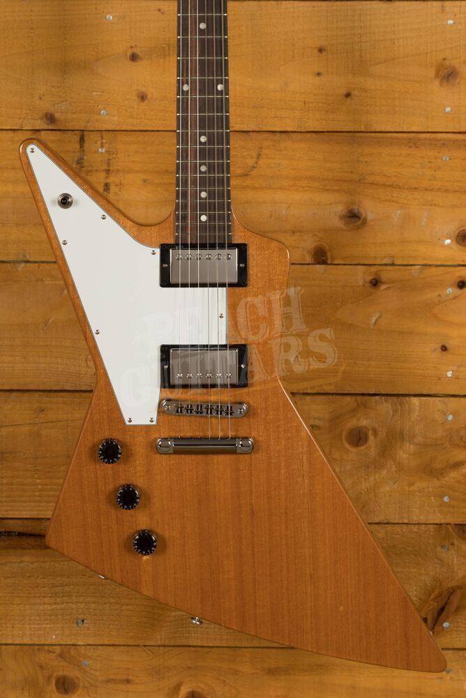 Gibson Explorer Antique Natural L Handed Peach Guitars