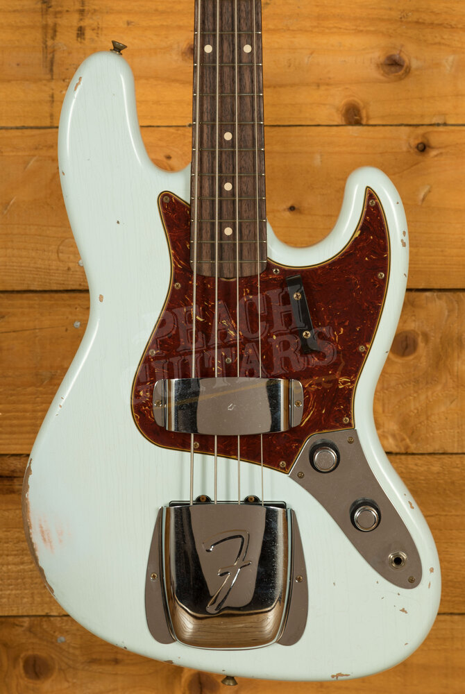 Sonic　Fender　Bass　LTD　Relic　Aged　'60's　Peach　Custom　Super　Jazz　Blue　Guitars　Shop　Faded