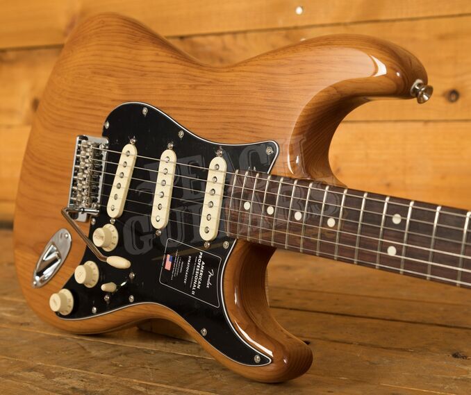 Fender Professional II Stratocaster Roasted Pine Rosewood Peach Guitars