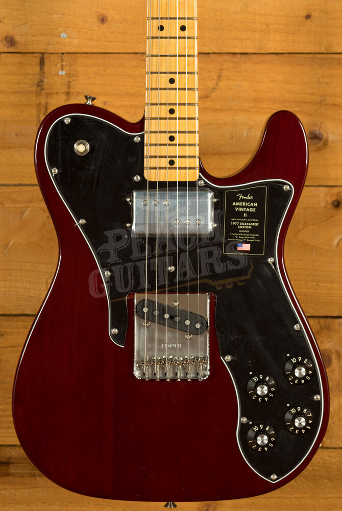 Fender American Vintage II 1977 Telecaster Custom | Maple - Wine