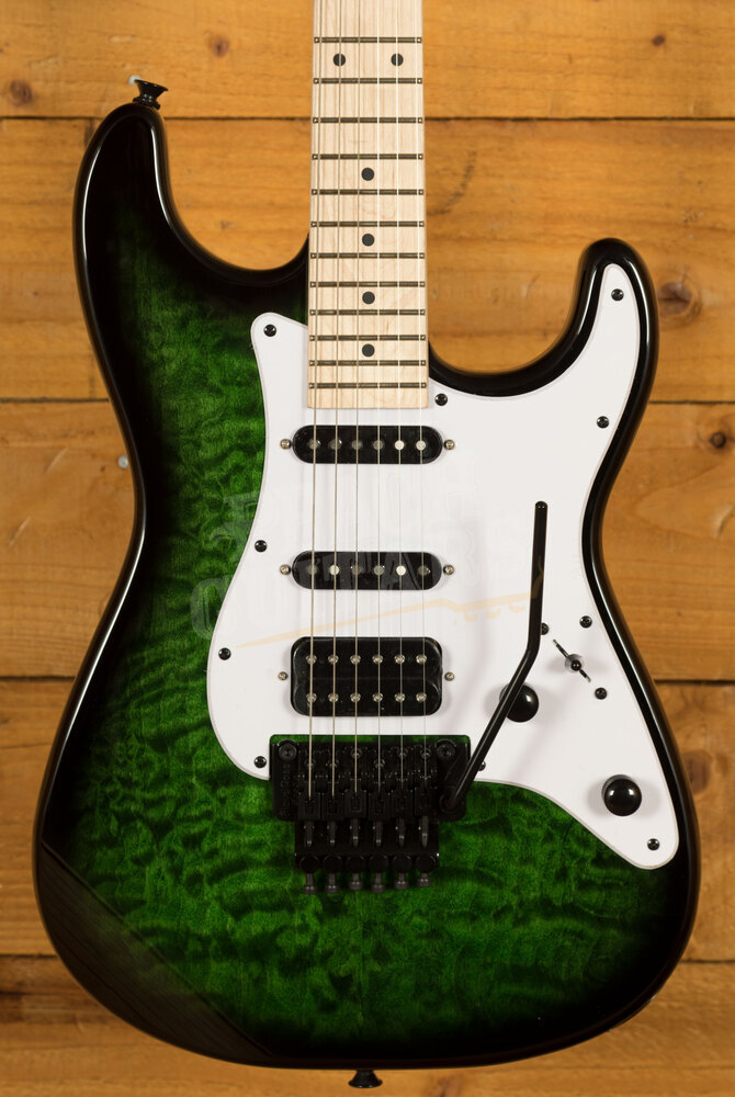 Jackson X Series Adrian Smith SDXQM Transparent Green