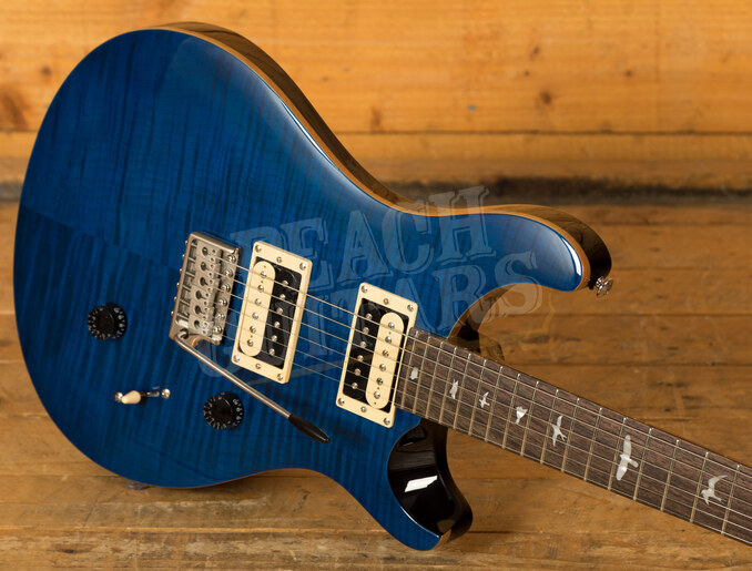 PRS SE Custom 24 - Blue Matteo - Peach Guitars