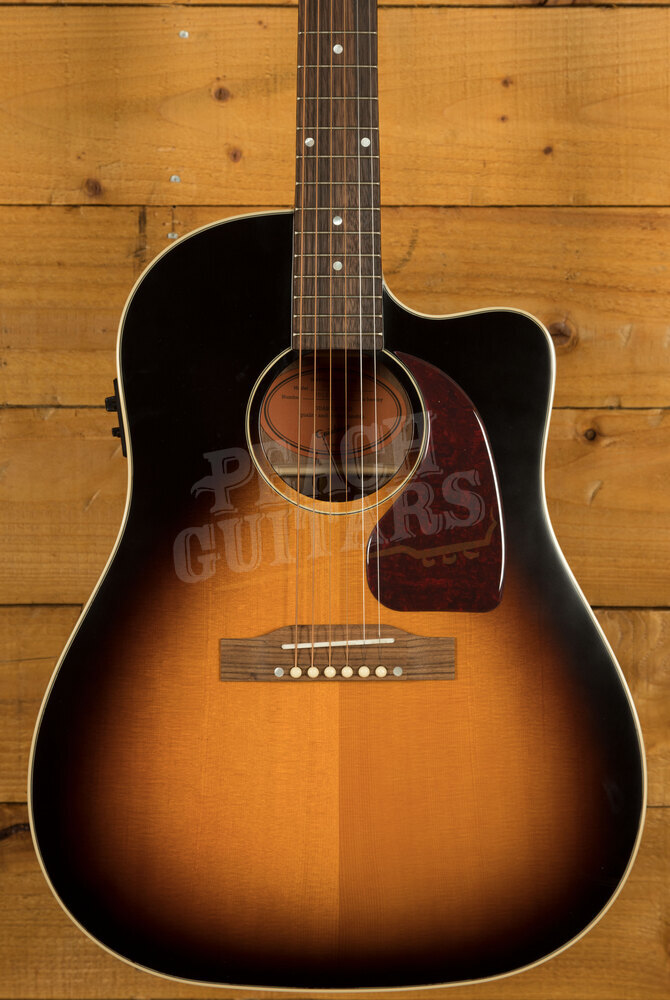 Epiphone Inspired By Gibson J 45 Ec Aged Vintage Sunburst Peach Guitars