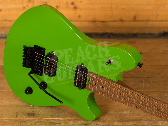 EVH Wolfgang Standard Roasted Maple Neck Slime Green - Peach Guitars