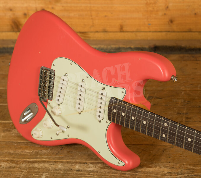 Nash Guitars - S63 | Fiesta Red Light Aged