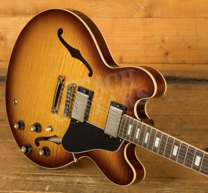 Guitars | Gibson ES-335 Figured Iced Tea - Peach Guitars