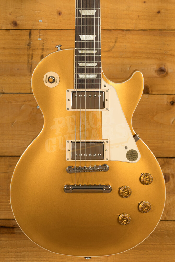 Gibson - Les Paul Std '50s - Gold Top - Peach Guitars