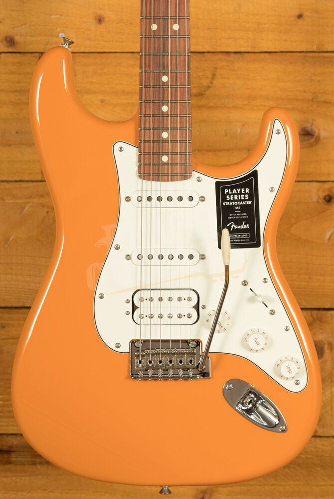Fender Player Stratocaster HSS | Pau Ferro - Capri Orange - Peach