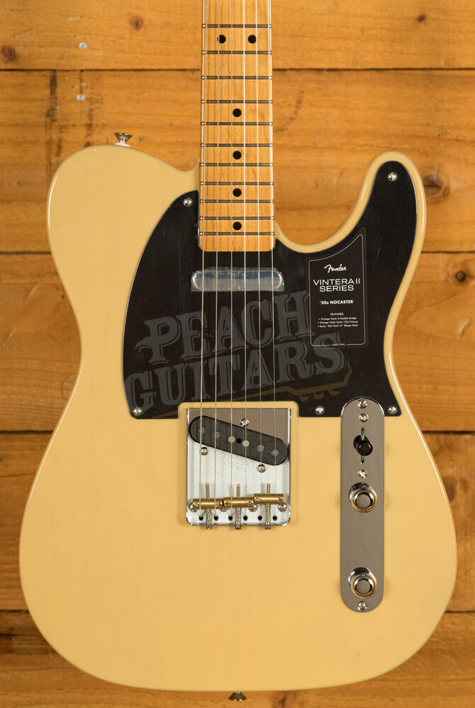 Fender Vintera II 50s Nocaster | Maple - Blackguard Blonde - Peach