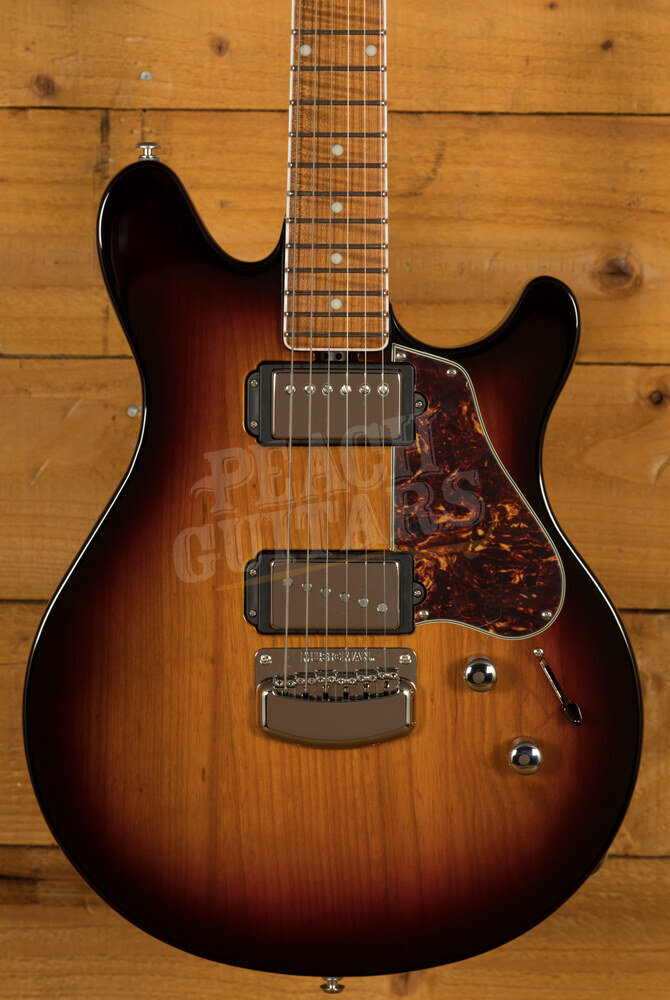 Music Man JV BFR 3 Tone Burst Bound Maple B Stock - Peach Guitars