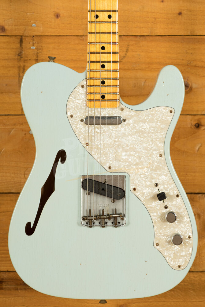 Fender Custom Shop '69 Tele Thinline Journeyman Aged Sonic Blue