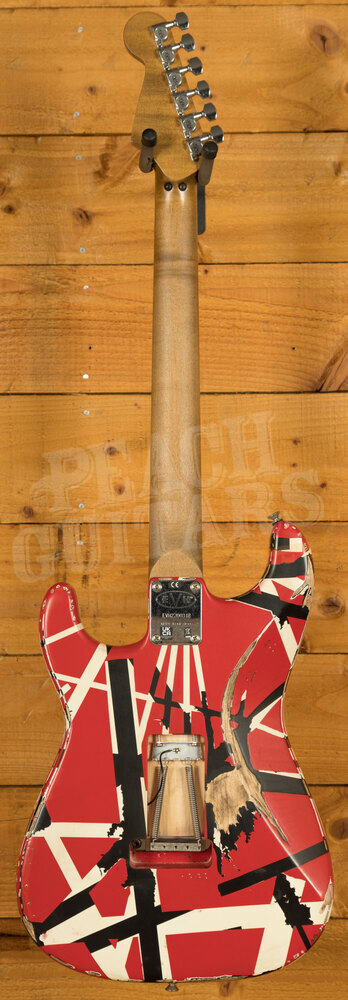 EVH　Maple　Red　Relic　w/Black　Stripes　Striped　Guitars　Series　Frankenstein　Frankie　Peach
