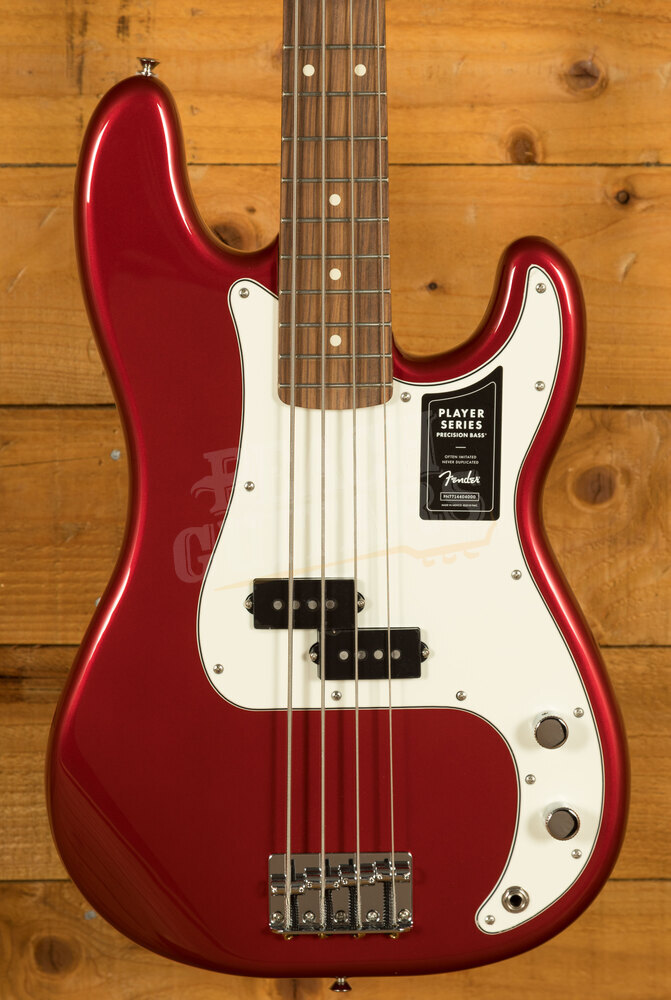 Fender Player Precision Bass Pau Ferro Candy Apple Red 0777