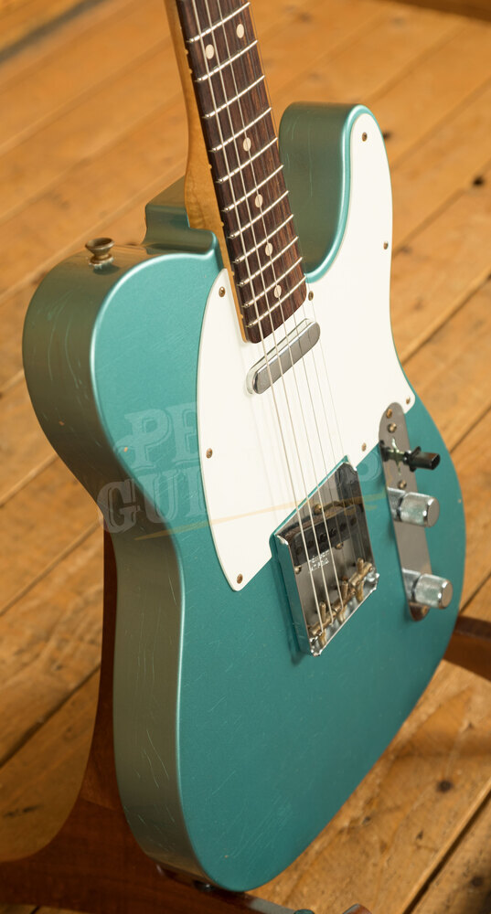 teal green metallic telecaster