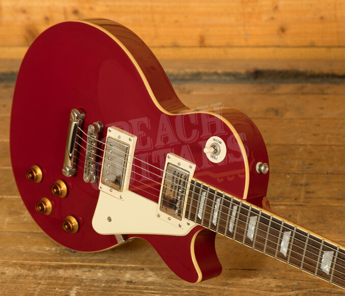 donor værdighed Tilbud Epiphone Inspired By Gibson Collection | Les Paul Standard - Cardinal Red  *Old Stock* - Peach Guitars