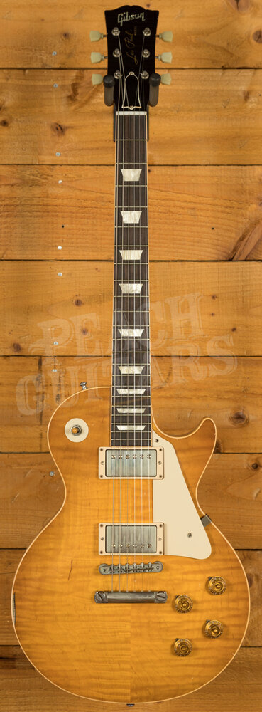 Gibson Custom Collectors Choice CC#2 '59 Les Paul Goldie Green Lemon Aged  Used - Peach Guitars