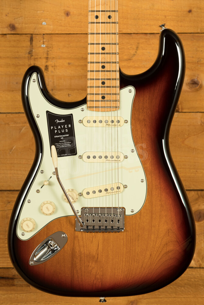 Fender Player Plus Stratocaster | Maple - 3-Colour Sunburst - Left-Handed