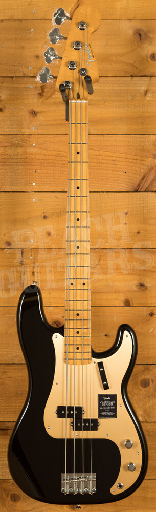 Fender Vintera II 50s Precision Bass | Maple - Black - Peach Guitars