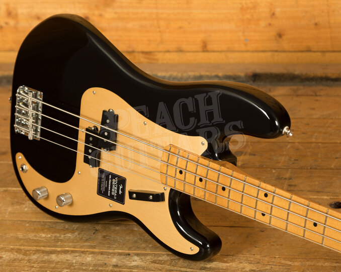 Fender Vintera II 50s Precision Bass | Maple - Black - Peach Guitars