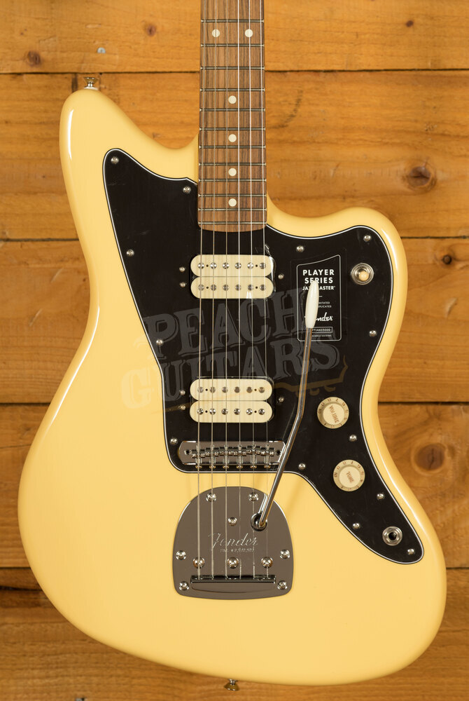 Fender Player Jazzmaster Pau Ferro Cream - Peach Guitars