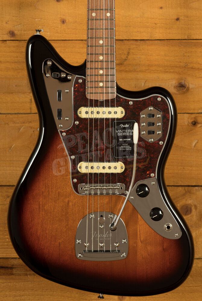 Fender Vintera '60s Jaguar | Pau Ferro - 3-Colour Sunburst - Peach