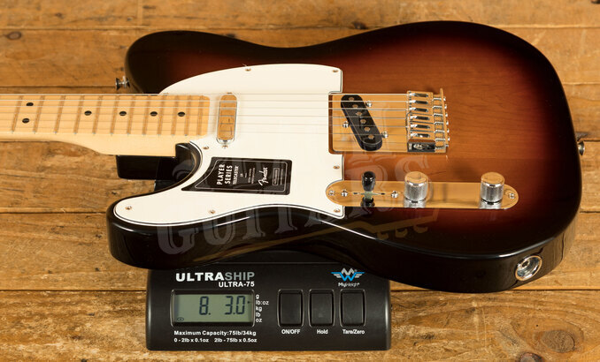 Guitars　Fender　Player　3-Colour　Sunburst　Telecaster　Peach　Maple　Left-Handed
