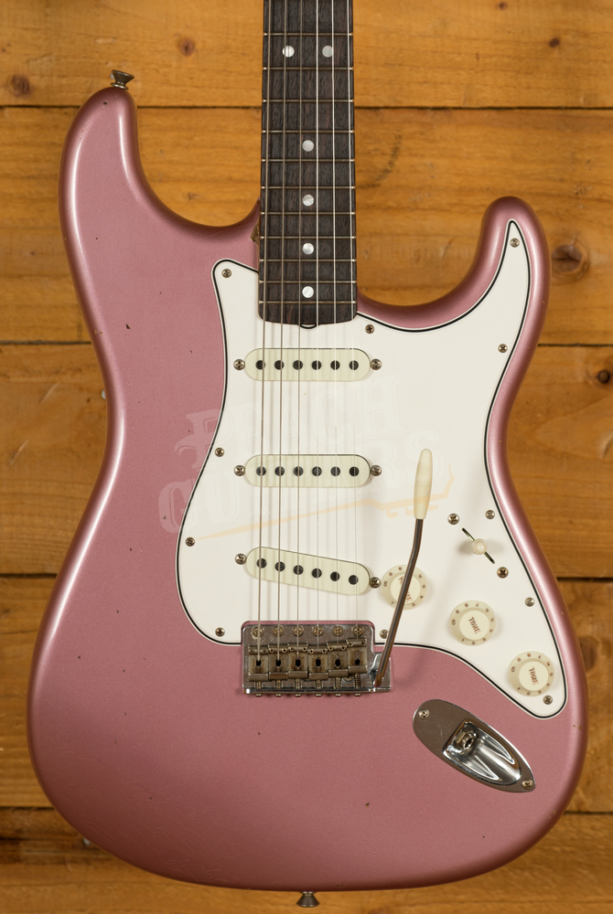 流行に Fender Burgundy Mist Stratocaster 40周年 - エレキギター