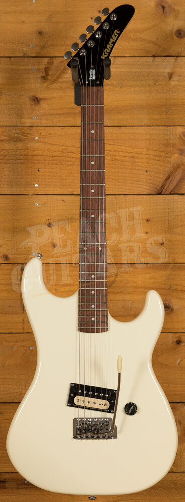 Kramer Baretta Special - Vintage White Maple - Peach Guitars