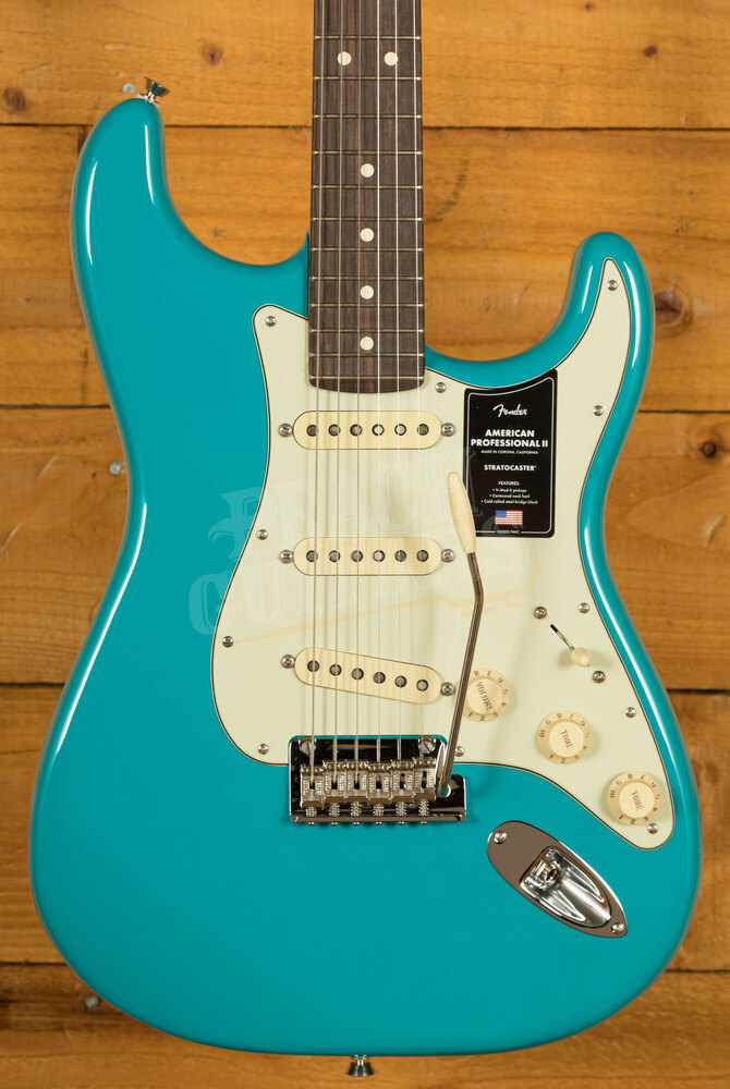 american professional ii stratocaster miami blue