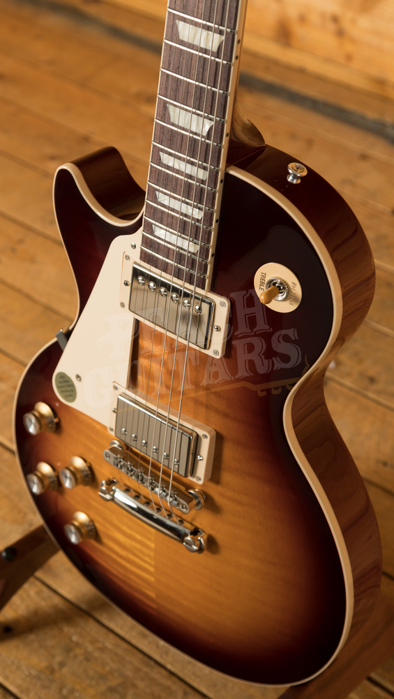 Gibson Les Paul Standard '60s Bourbon Burst Left Handed Peach Guitar