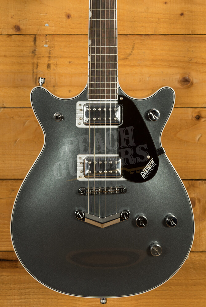 Gretsch G5222 Electromatic Double Jet London Grey Peach Guitars