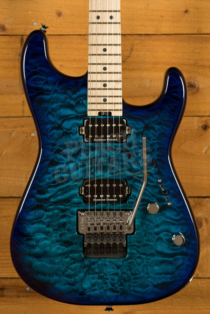 Charvel Pro-Mod San Dimas Style 1 HH FR M QM | Maple - Chlorine Burst