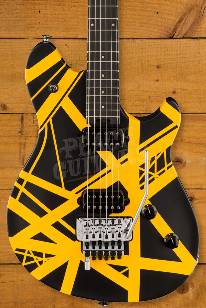 Evh wolfgang special striped on sale black and yellow