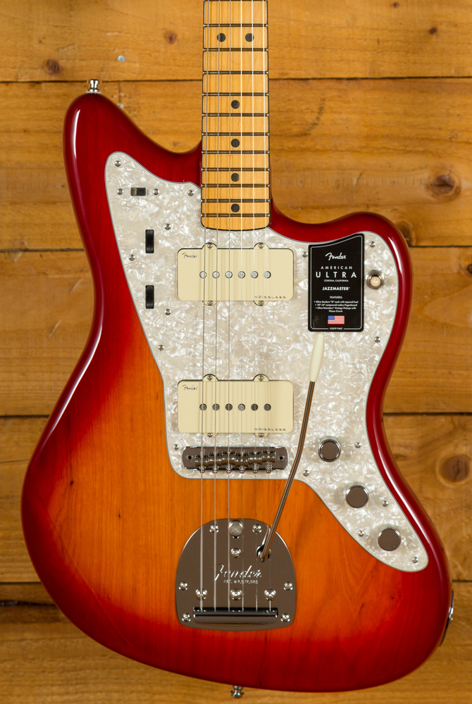 Fender Ultra Jazzmaster Plasma Red Burst Peach Guitars