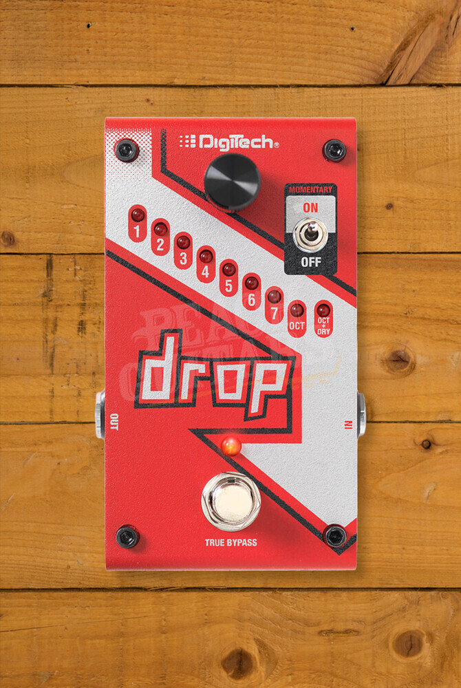Préstamo de dinero jefe exposición Digitech Drop | Polyphonic Drop Tune Pedal - Peach Guitars