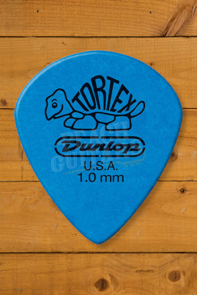 Dunlop 498-100 | Tortex Jazz III XL Pick - 1.00mm - 12 Pack - Peach Guitars