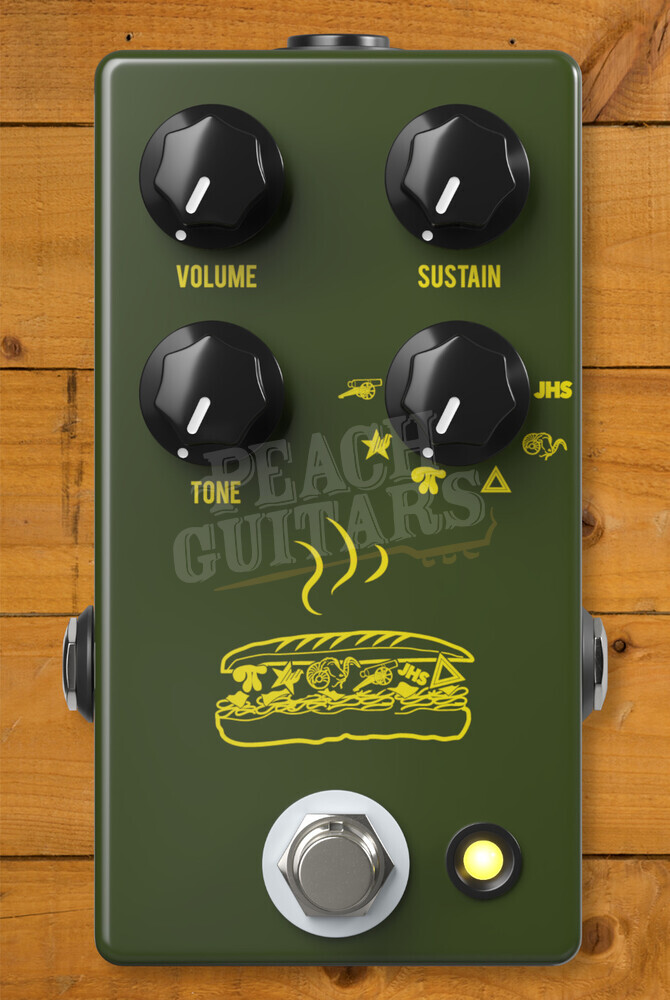 Muffuletta　Peach　Army　Pedals　Distortion/Fuzz　Guitars　JHS　Green
