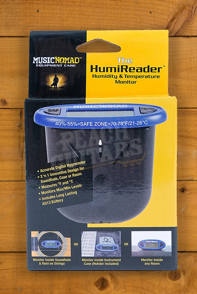 MusicNomad The HumiReader Humidity & Temperature Monitor