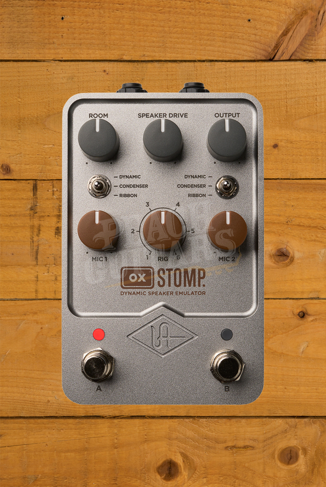 Universal Audio UAFX Guitar Pedals | OX Stomp Dynamic Speaker 