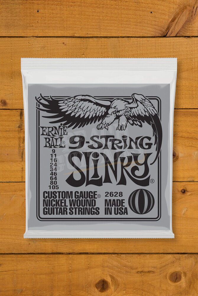 ganar Isla Stewart maíz 9-String Slinky 9-105 - Peach Guitars