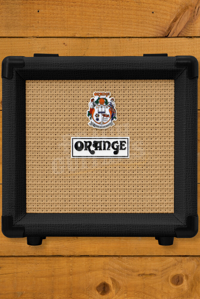 Orange Guitar Speaker Cabinets | PPC108 Cab - Black - Peach Guitars