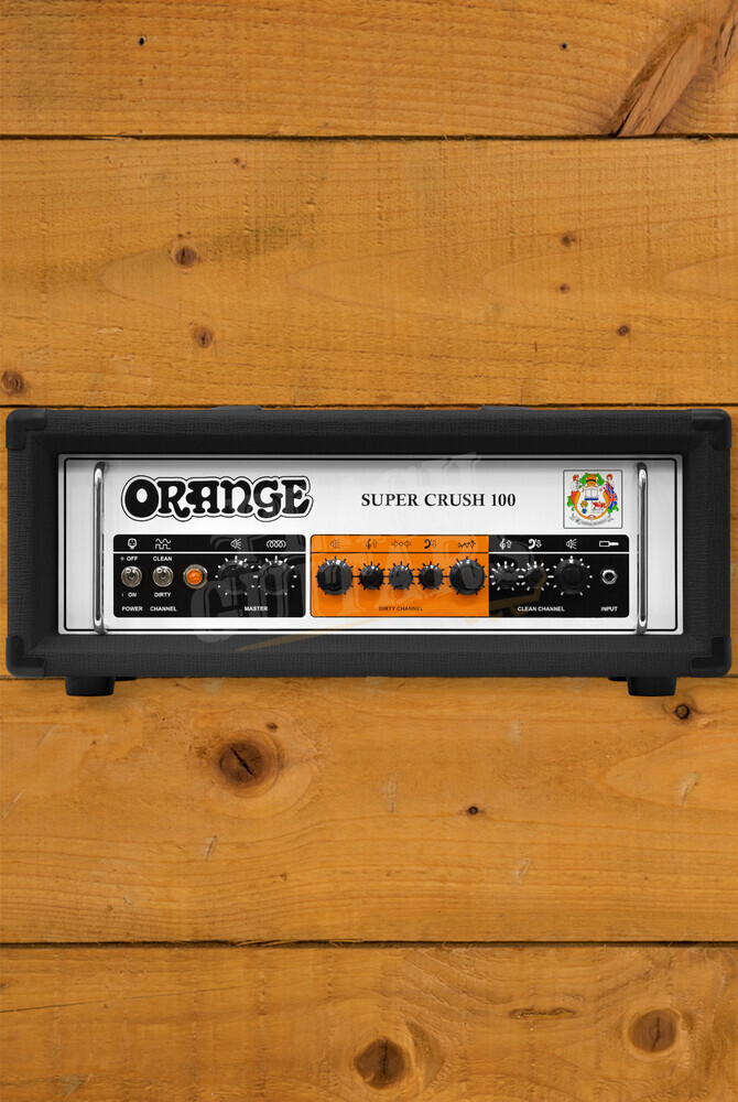 Orange Guitar Amps | Super Crush 100 Head - Black