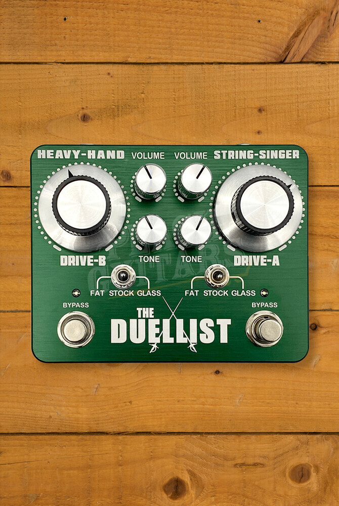 KingTone Guitar | The Duellist - Dual Overdrive Pedal - 2022 Edition Green