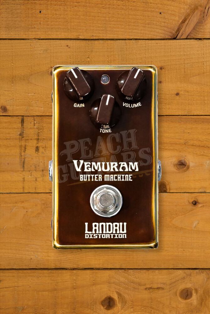 Vemuram Butter Machine | Michael Landau Signature Distortion Pedal - Peach  Guitars