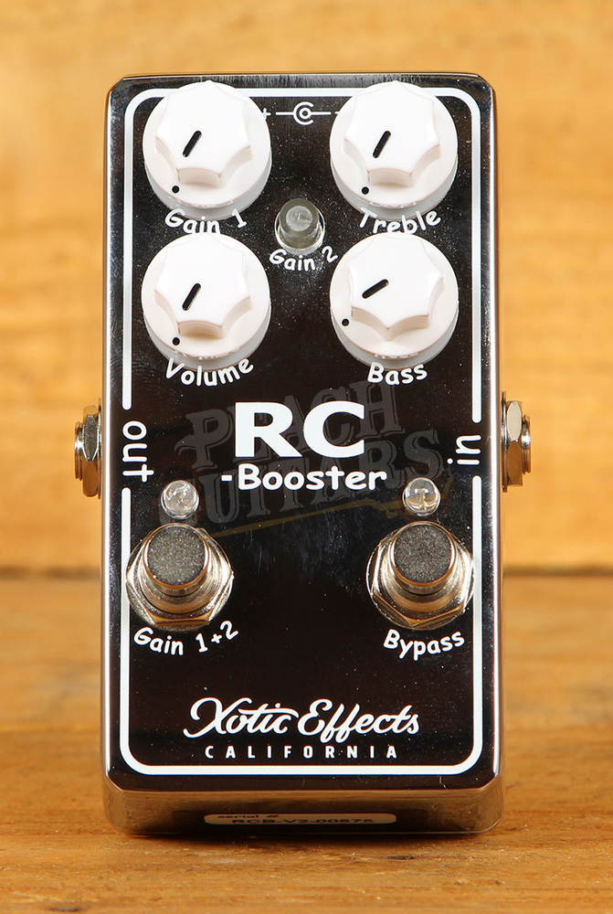 Effects u003e Gain u003e Xotic RC Booster V2 - Peach Guitars