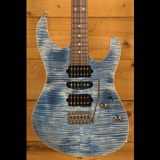 ギター Suhr Modern Plus Trans Blue Denim Slate Suhr Modern Plus Guitar, Trans Blue Denim Slate, Pau Ferro