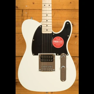 スクワイヤー エレキギター Sonic Esquire H ホワイト Squier by Fender SONIC ESQUIRE Arctic White エレキギター初心者14点